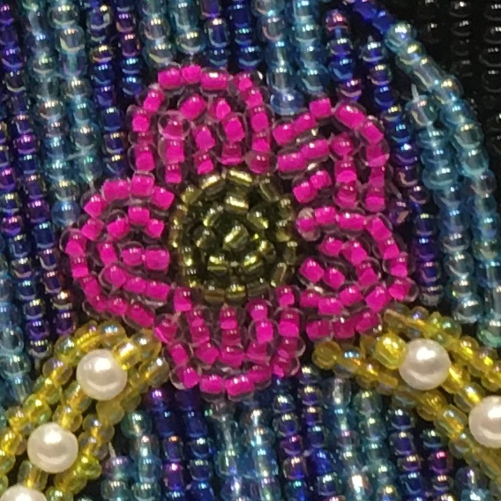 BEADED FLIP FLOP CROSS BODY BAG - Picture 12 of 15
